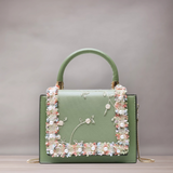 Sac à main pour femmes | Détail dentelle et fleurs