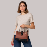 Sac à main structuré pour femme | Double poignée