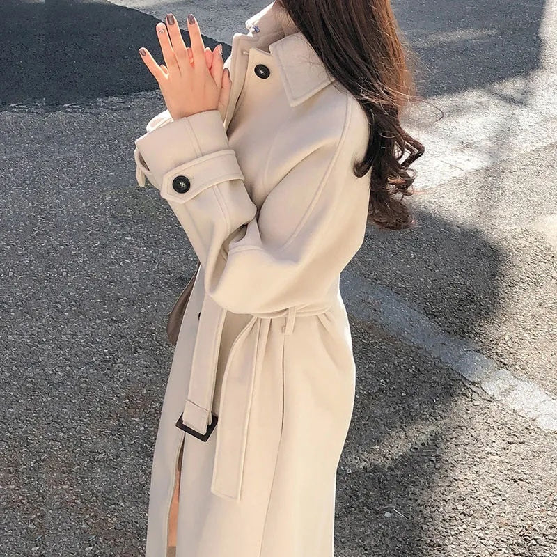 Manteau de printemps pour femmes | Long