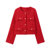 Veste structurée pour femmes à boutons | Élégante