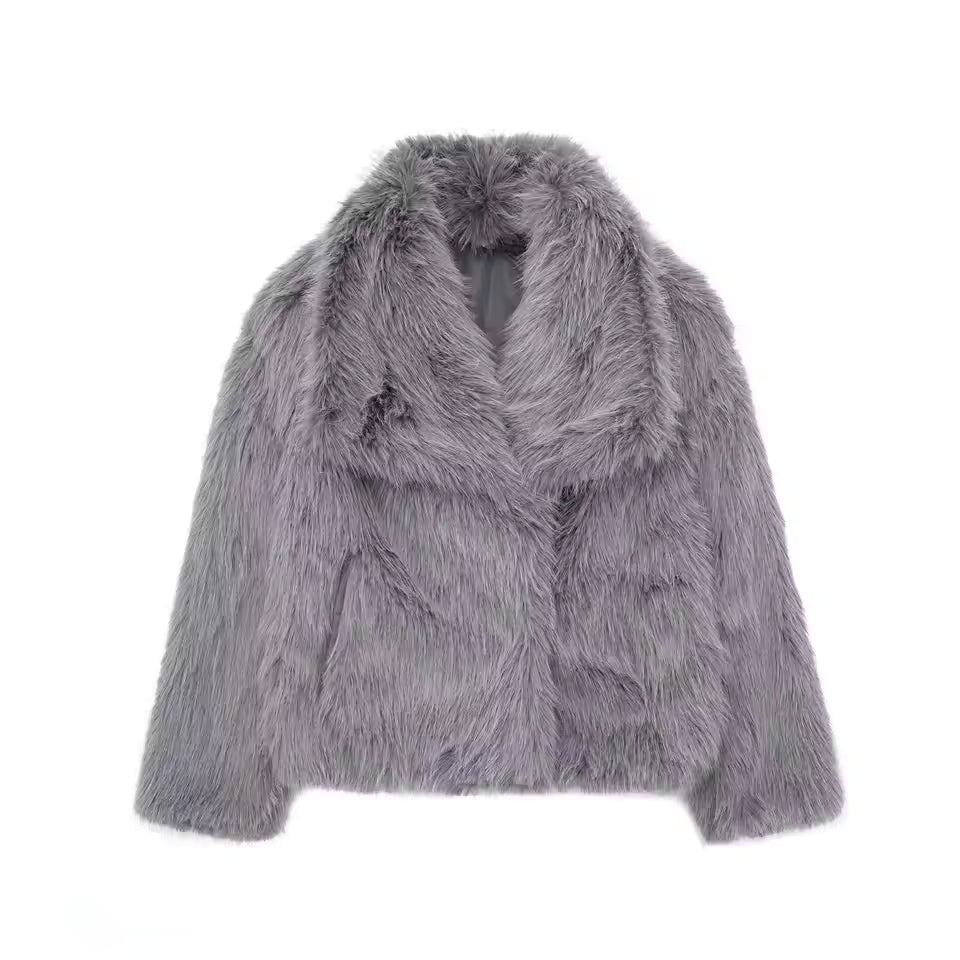 Manteau Femme Oversize en Fausse Fourrure | Chaleur Luxueuse