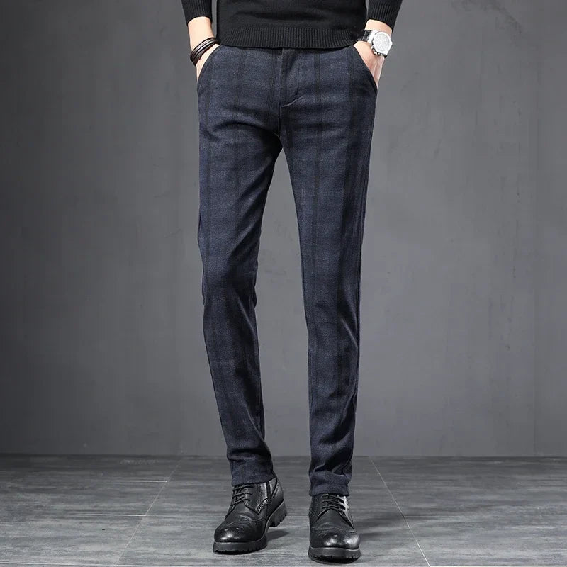 Tirenta | Pantalon à Carreaux Moderne