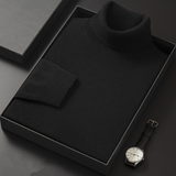 ROLLED -Collar Sweter dla mężczyzn | Długie rękawy