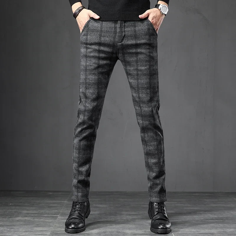 Tirenta | Pantalon à Carreaux Moderne