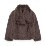 Manteau Femme Oversize en Fausse Fourrure | Chaleur Luxueuse