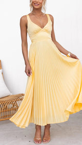 Tirenta | Robe Maxi Éclat Doré