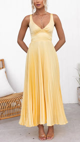Tirenta | Robe Maxi Éclat Doré