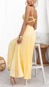 Tirenta | Robe Maxi Éclat Doré