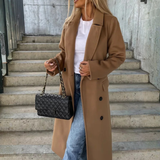 Trench-coat Long pour Femme | Fermeture à Double Boutons