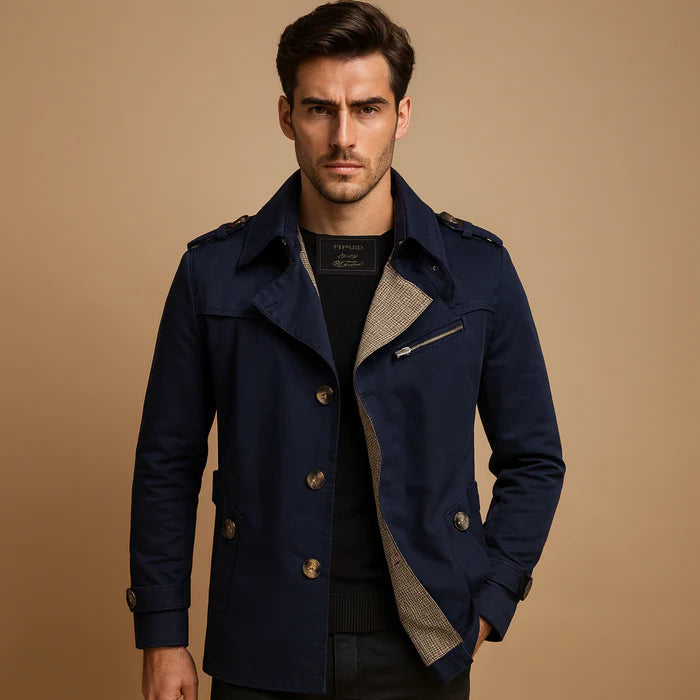 Trench-coat déperlant pour homme