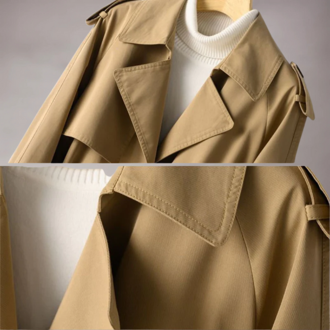Trench vintage pour femmes | Manteau long élégant