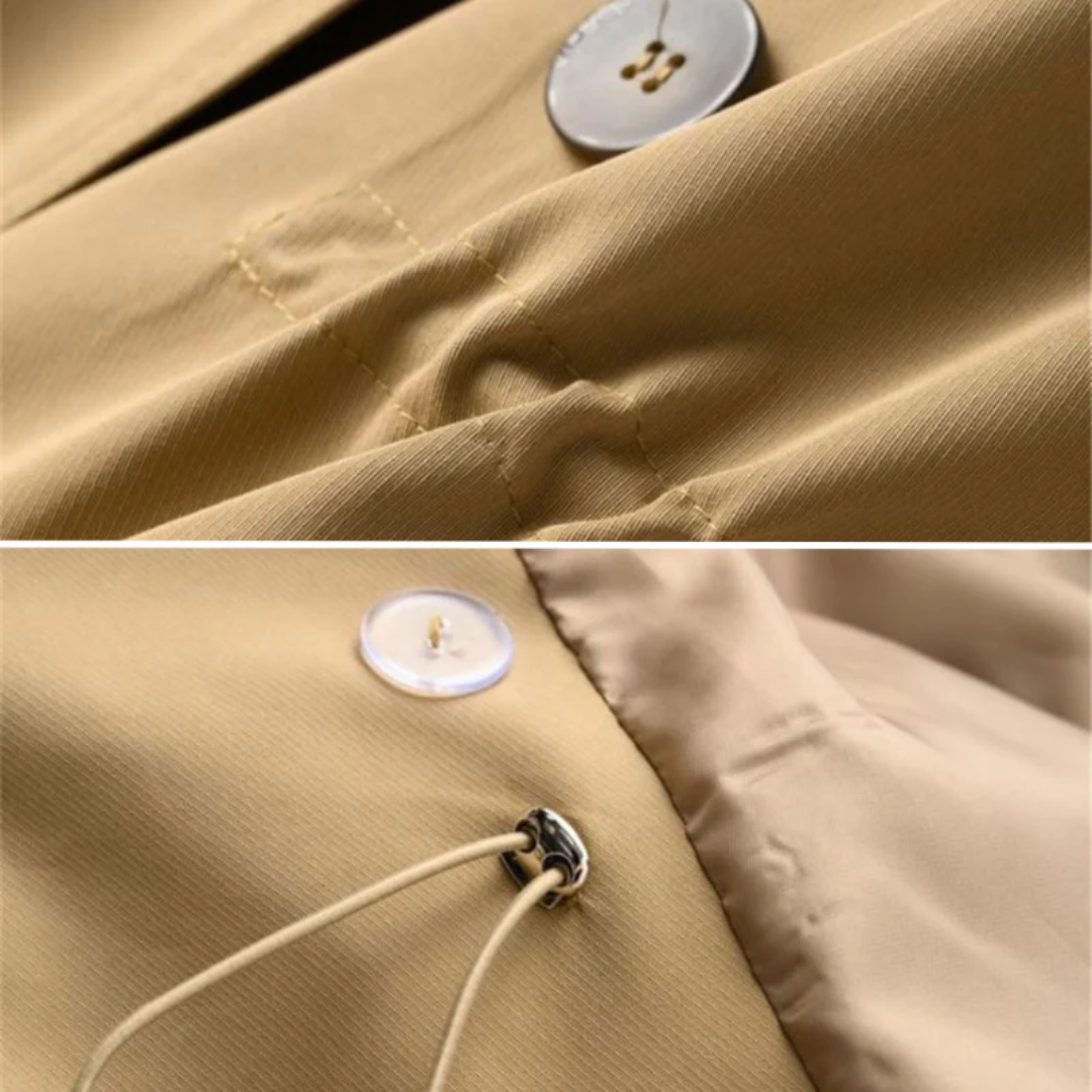 Trench vintage pour femmes | Manteau long élégant