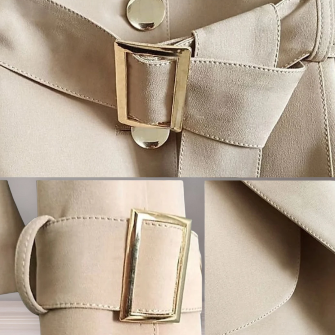 Trench long pour femmes | Style vintage