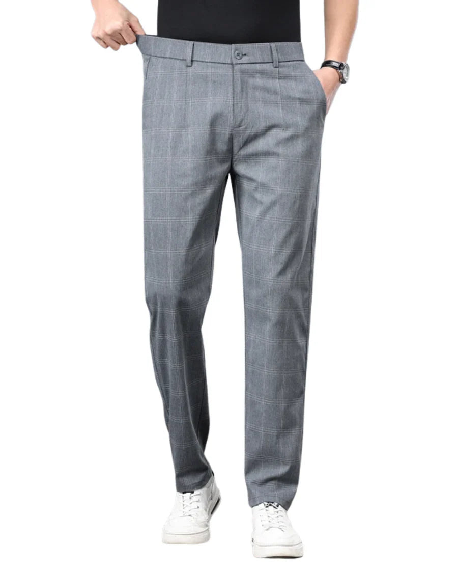 Tirenta | Pantalon à Carreaux Classique du Quotidien