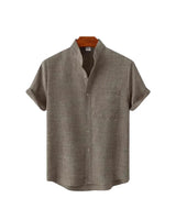 Tirenta | Chemise en Lin à Manches Courtes