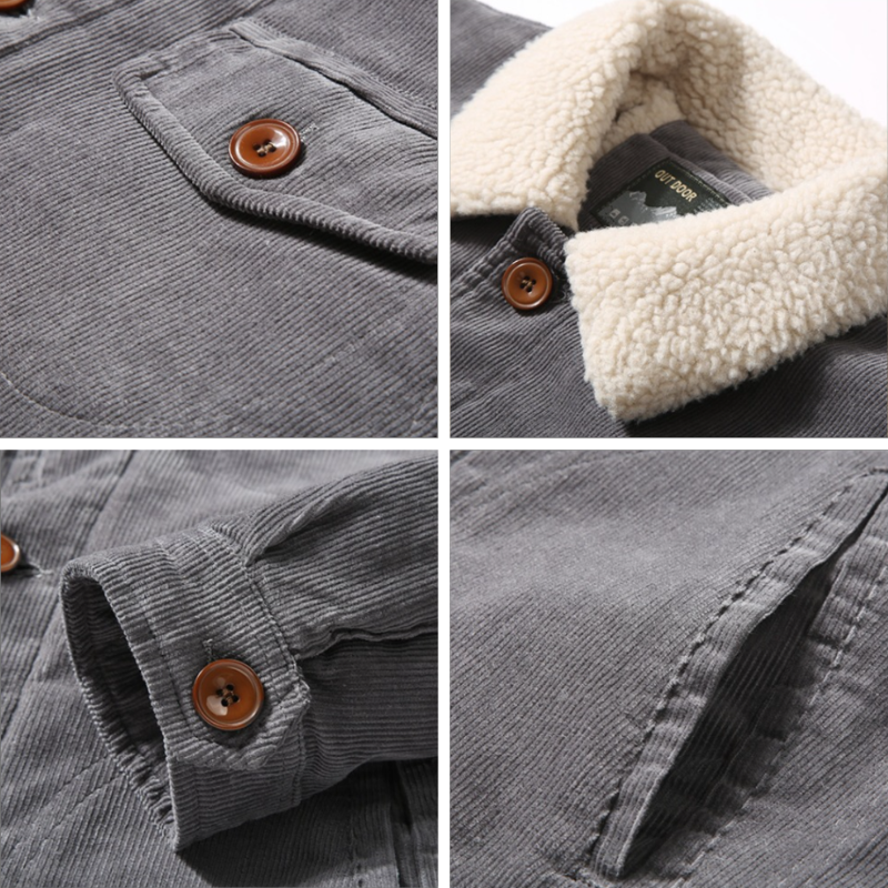 Veste en velours côtelé pour Hommes | Poches avant