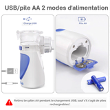 Vaporisateur à mailles 3-en-1 – NebriVibe – Portable – Fonction ultrasonique