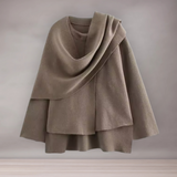 Veste Femme à Col Large Asymétrique | Coupe Évasée