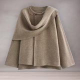 Veste Femme à Col Large Asymétrique | Coupe Évasée