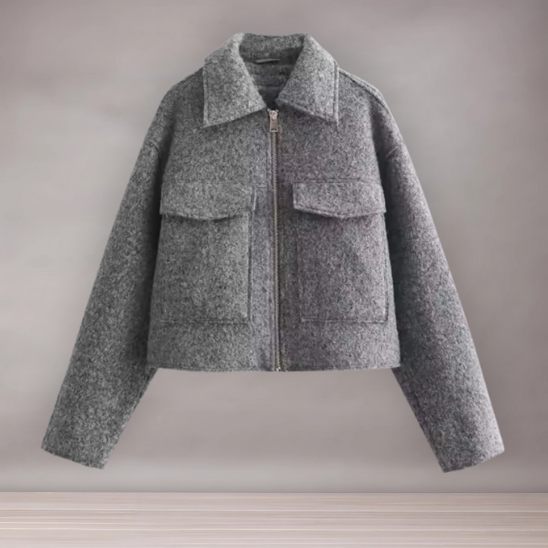 Veste Femme Courte à Poches | Coupe Décontractée