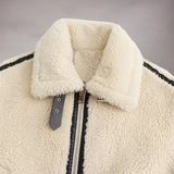 Veste Femme Doublée Chaude | Détails Contrastés