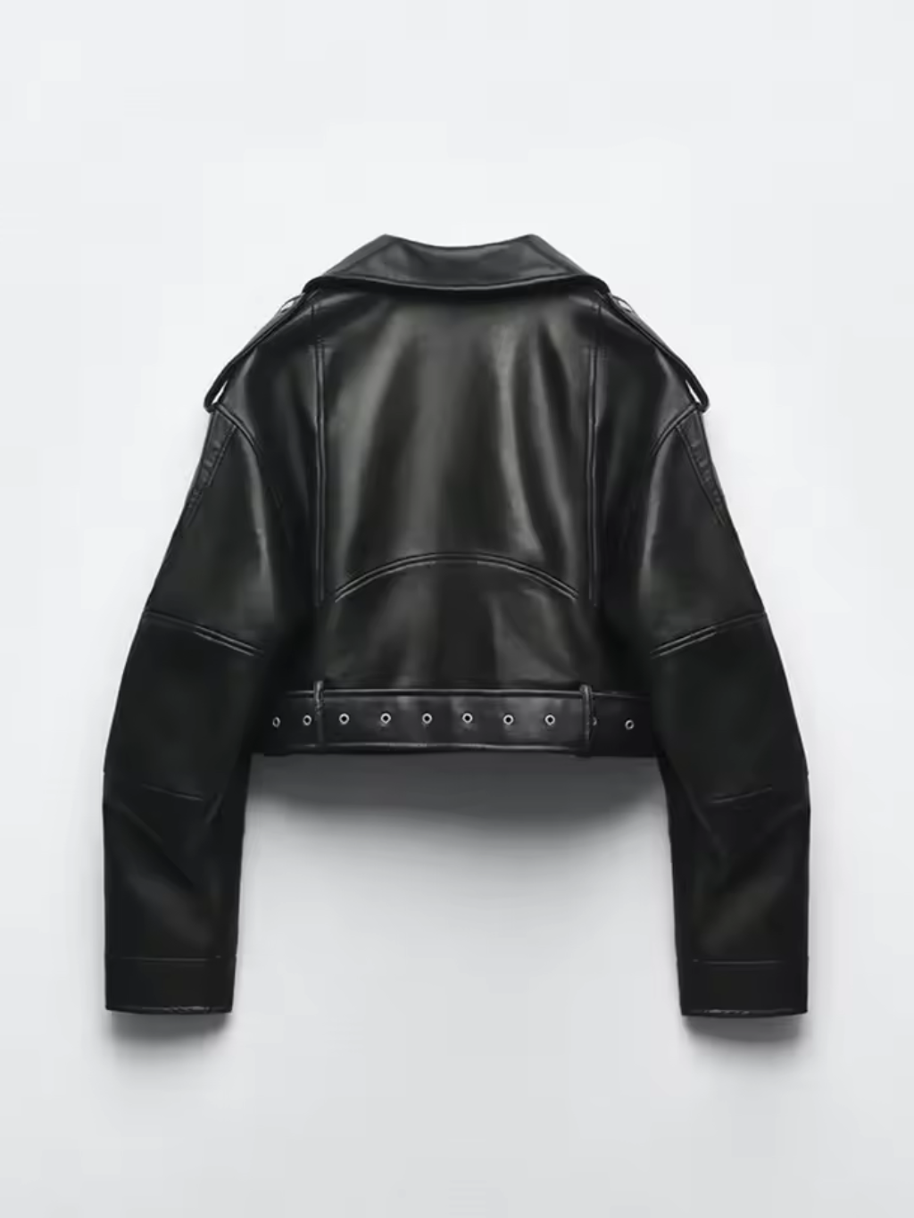 Veste Femme Style Biker | Ceinture et Zips