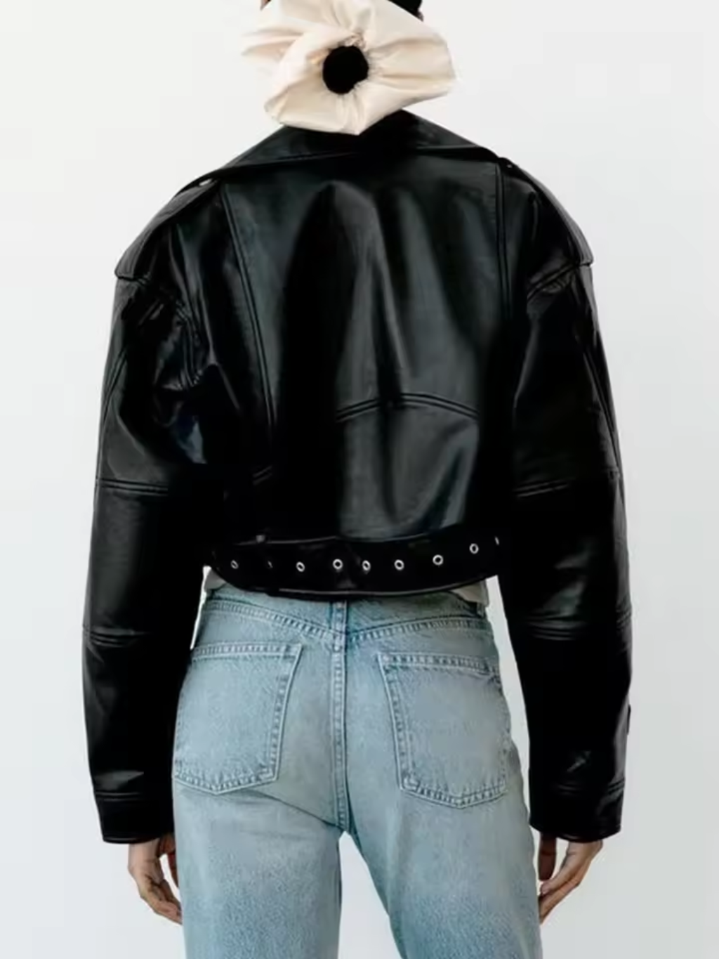 Veste Femme Style Biker | Ceinture et Zips