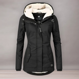 Veste d’hiver longue pour femmes | Capuche et doublure