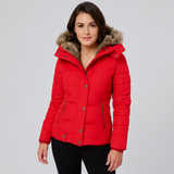 Veste d'hiver rembourrée pour femmes | Modèle à capuche