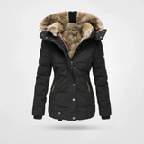 Veste d'hiver rembourrée pour femmes | Modèle à capuche