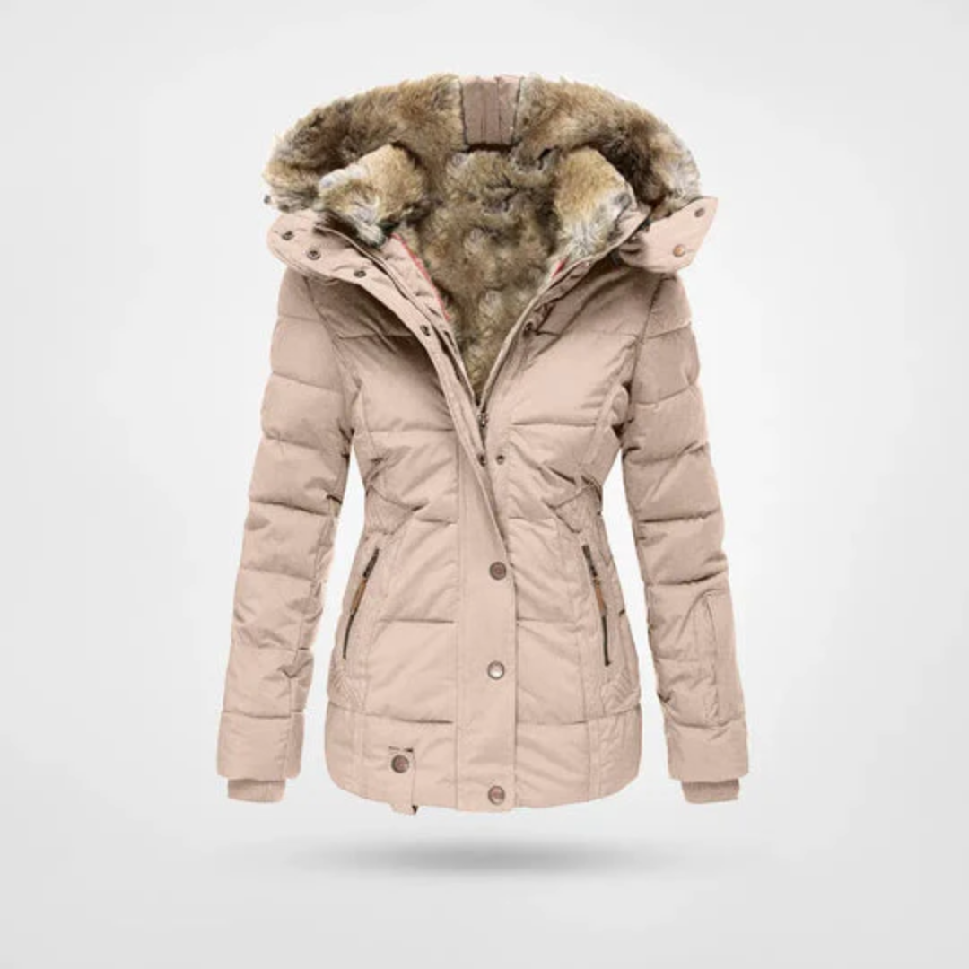Veste d'hiver rembourrée pour femmes | Modèle à capuche