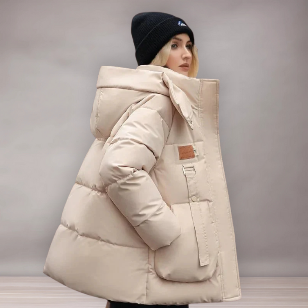 Veste d’hiver matelassée pour femmes | Capuche intégrée