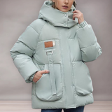 Veste d’hiver matelassée pour femmes | Capuche intégrée