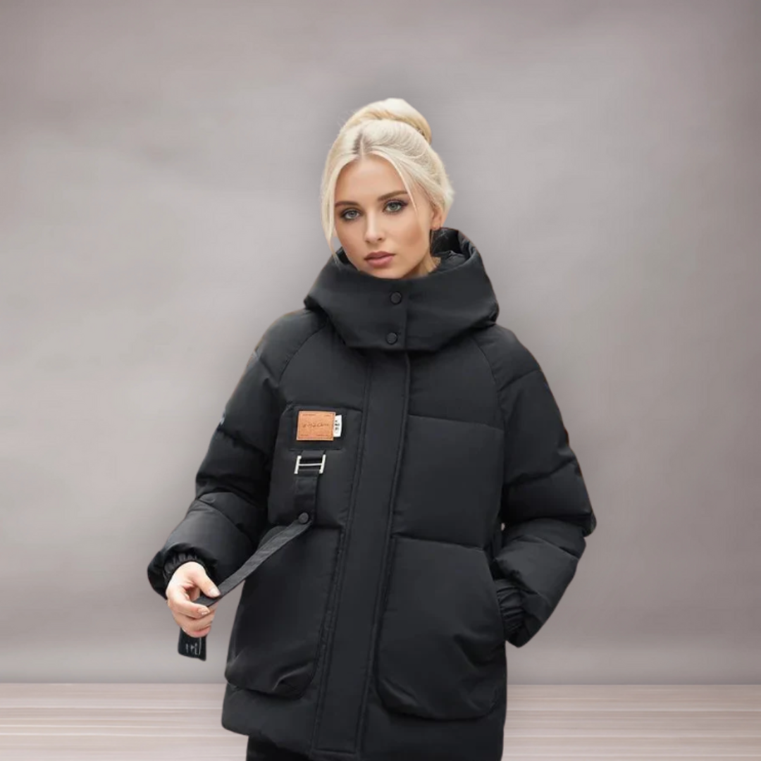 Veste d’hiver matelassée pour femmes | Capuche intégrée