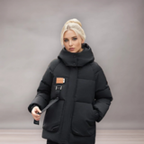Veste d’hiver matelassée pour femmes | Capuche intégrée