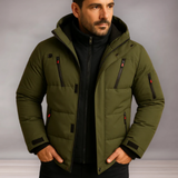 Veste d’hiver pour hommes | Capuche ajustable