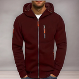 Veste zippée à capuche pour hommes | Coupe moderne