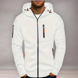 Veste zippée à capuche pour hommes | Coupe moderne