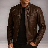 Veste zippée pour hommes | Col montant
