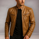 Veste zippée pour hommes | Col montant