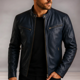 Veste zippée pour hommes | Col montant