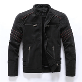 Veste de biker pour hommes | Fermeture éclair