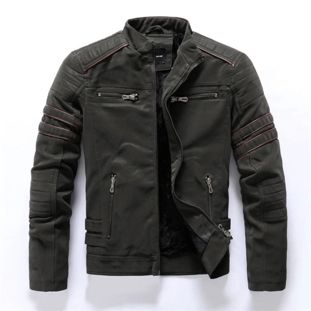 Veste de biker pour hommes | Fermeture éclair