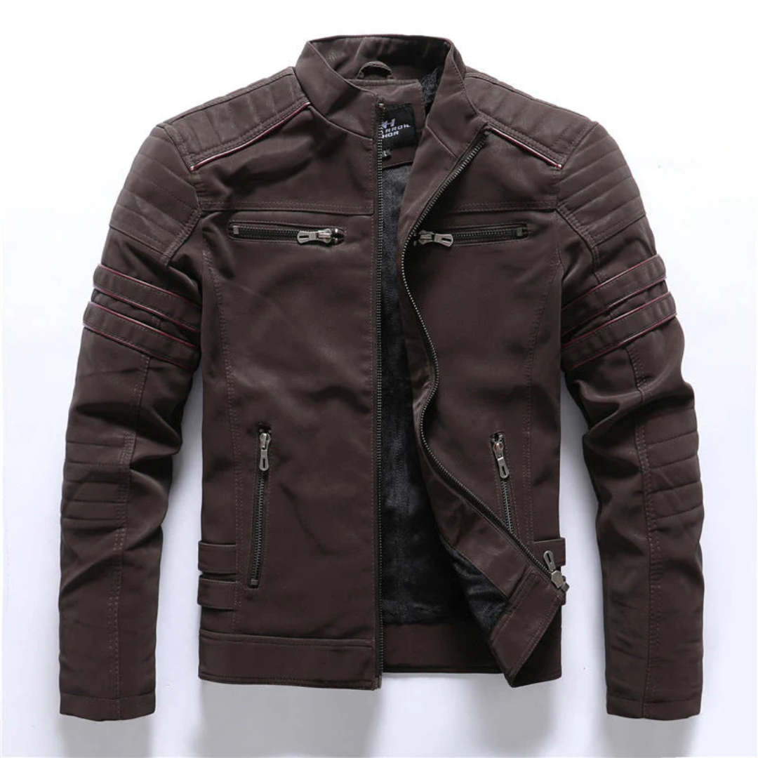 Veste de biker pour hommes | Fermeture éclair