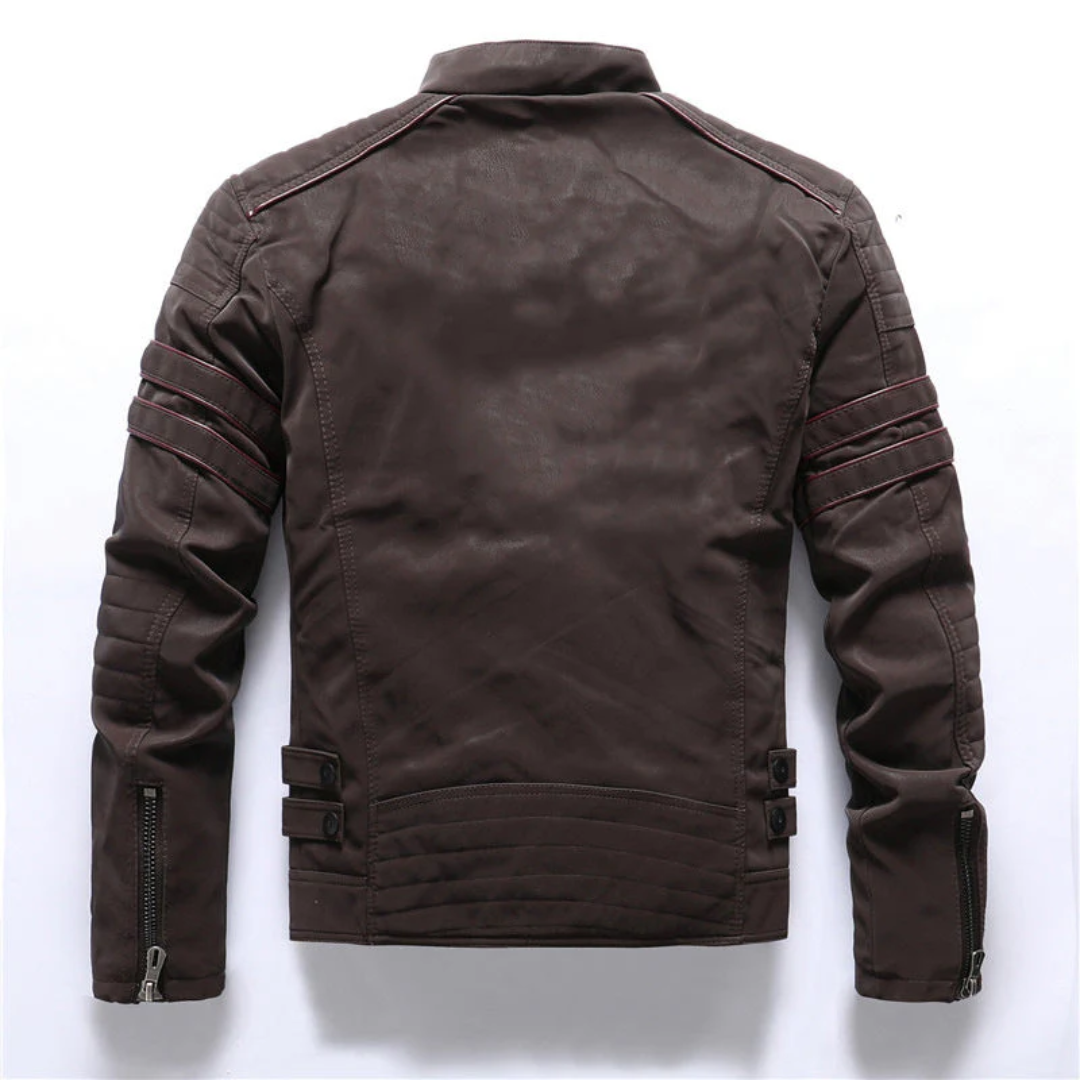 Veste de biker pour hommes | Fermeture éclair