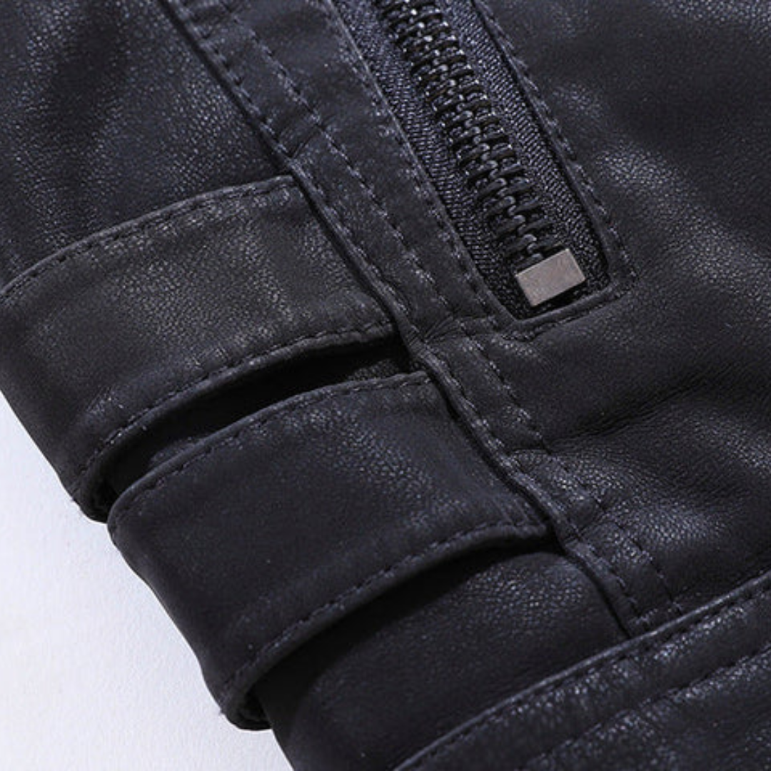 Veste de biker pour hommes | Fermeture éclair