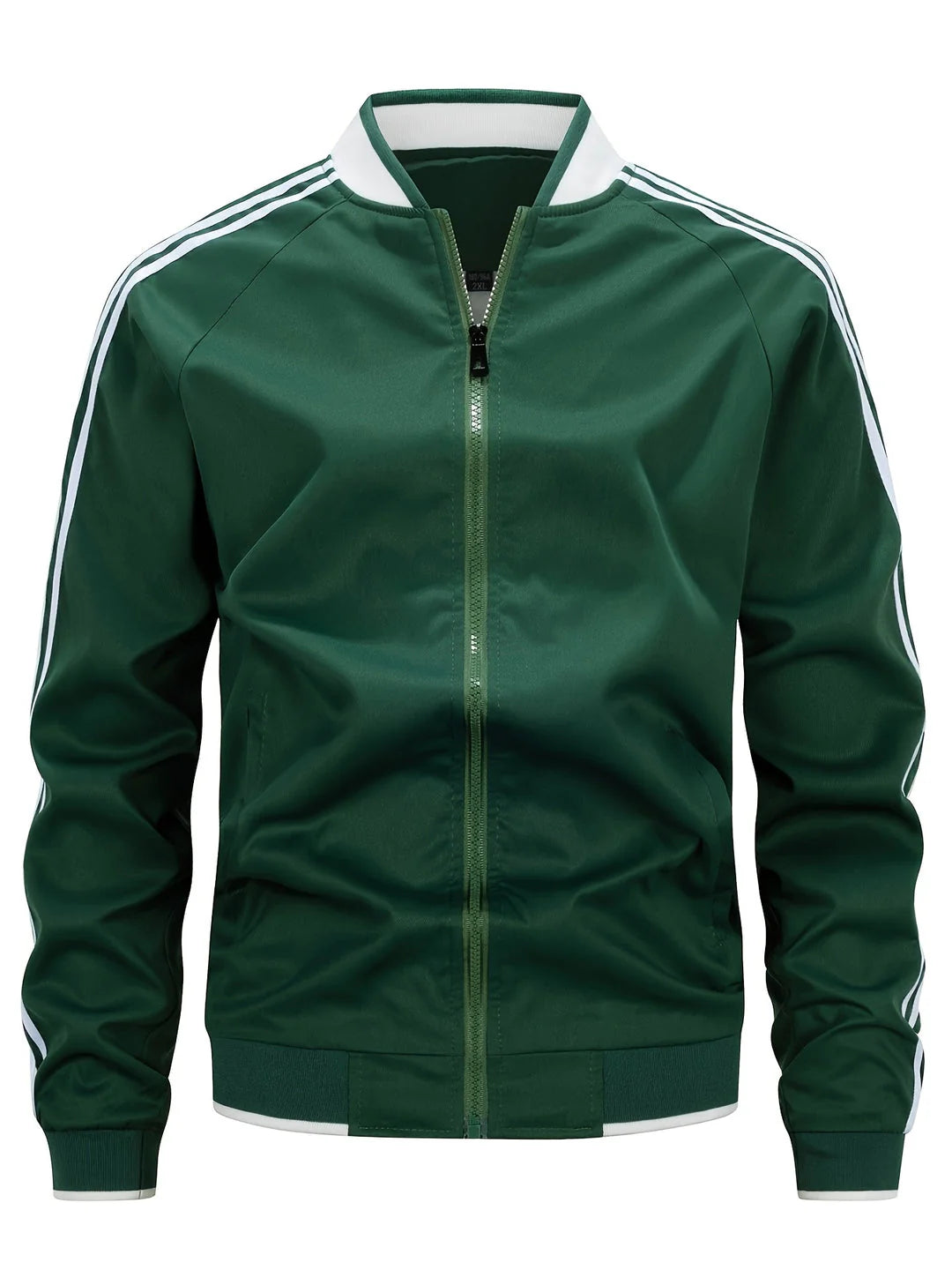 Veste intermédiaire pour homme | Col baseball avec manches rayées