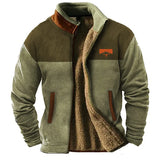 Veste sherpa Out West pour homme | Fermeture éclair frontale