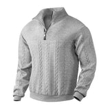 Aaron | Pull Homme Demi-Zip Confort Élégant