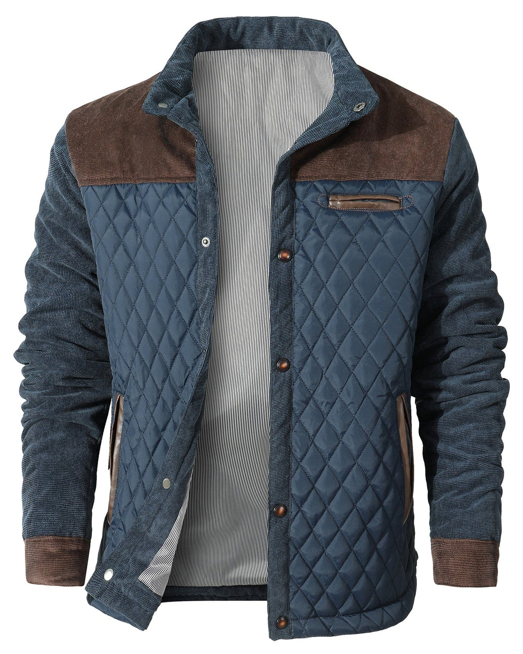 Veste à motif plissé pour hommes | Tissu respirant